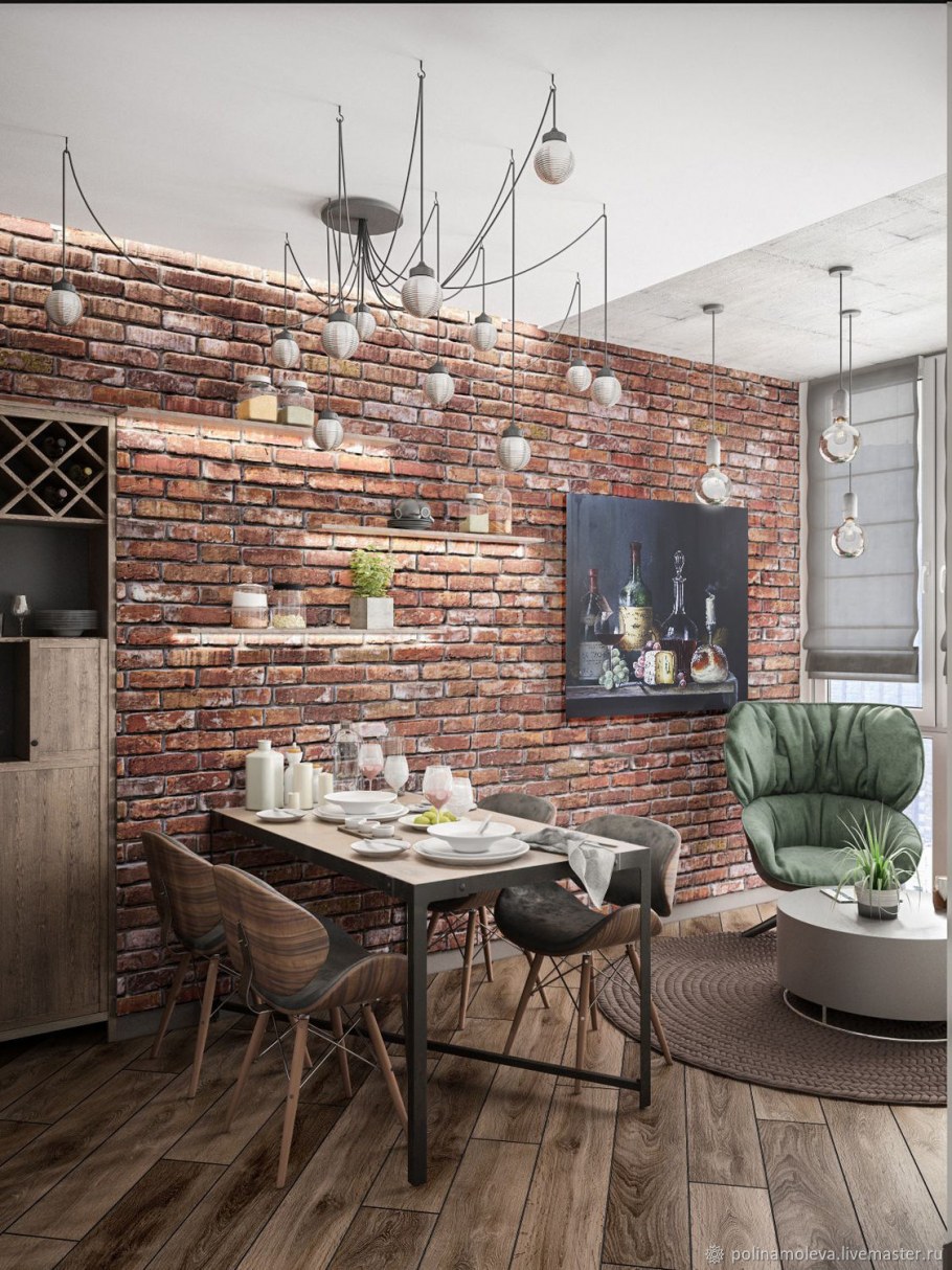 Украсить стену на кухне