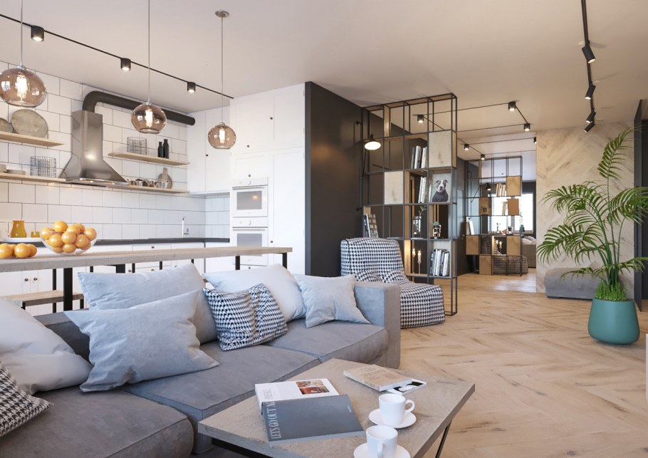 Стиль Сканди лофт