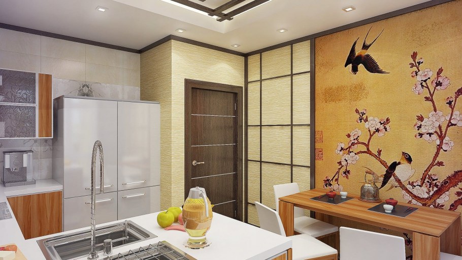 Кухня в японском стиле