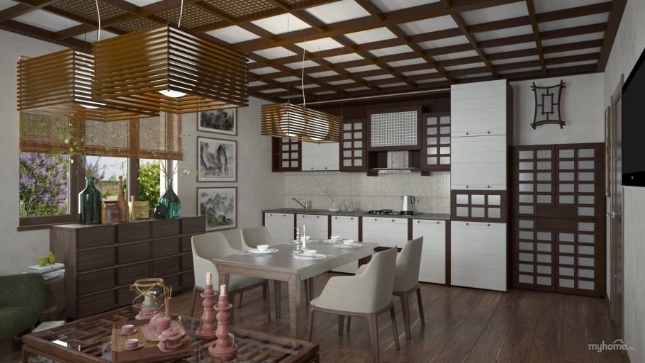 Кухня в китайском стиле