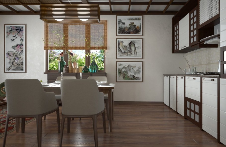 Кухня в японском стиле