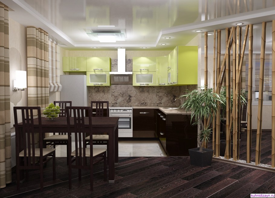 Кухонная мебель в японском стиле