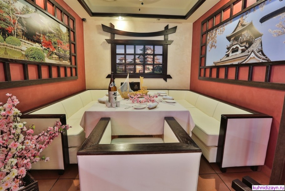 Ресторан «японский ниндзя» в япон6ии