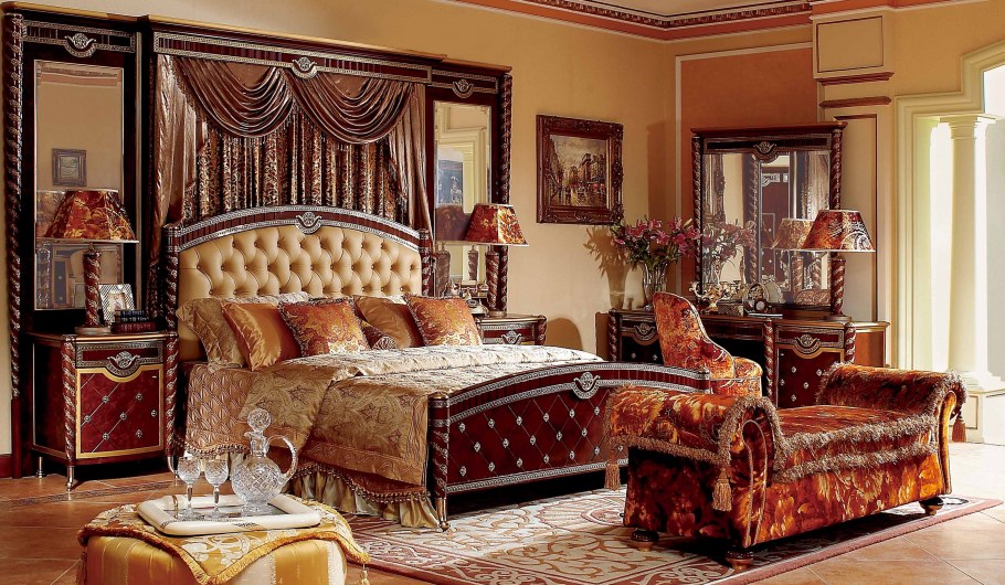 Спальня в стиле Ампир роскошная