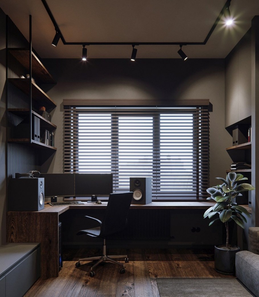 Комната для мужчины с диваном