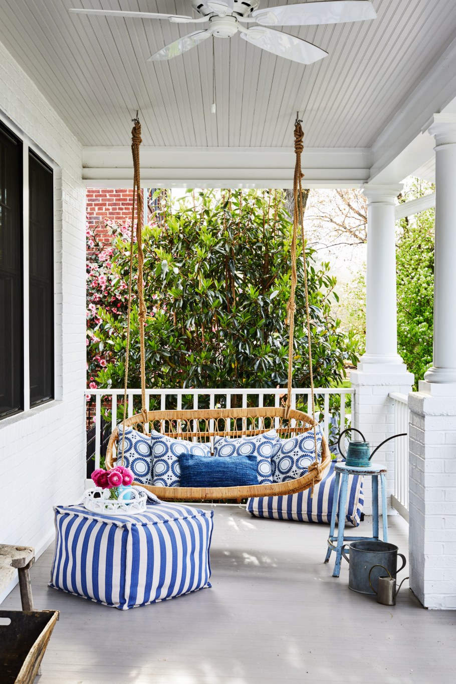 Интерьер веранды в морском стиле
