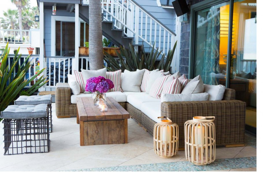 Гостиная в морском стиле