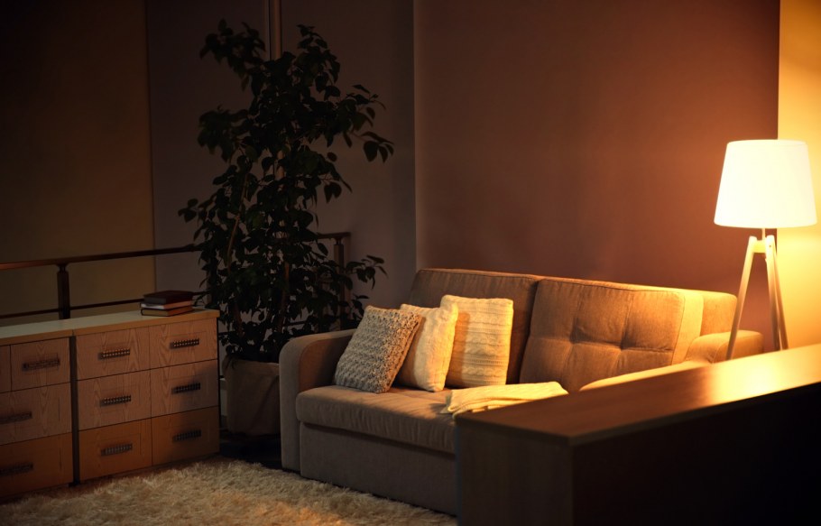 Освещение в темной комнате