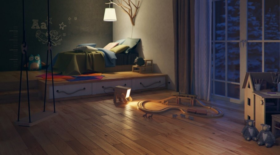 Комната вечером