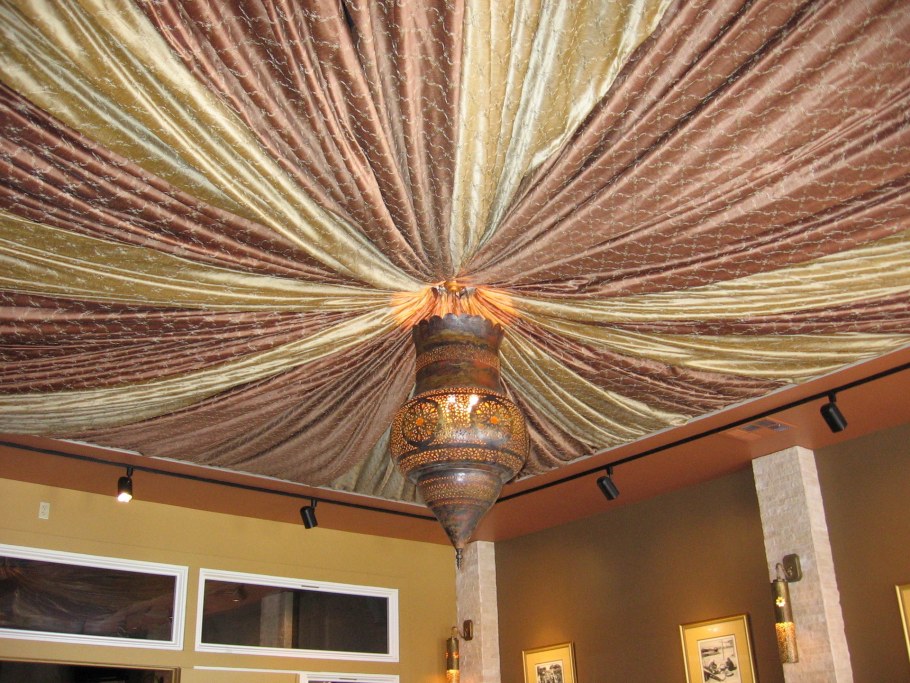 Потолок из ткани