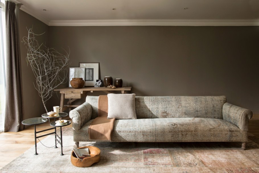 Серо коричневые оттенки в интерьере