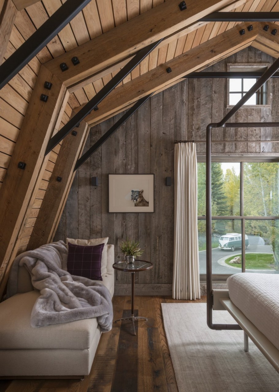 Деревянный гостевой домик интерьер