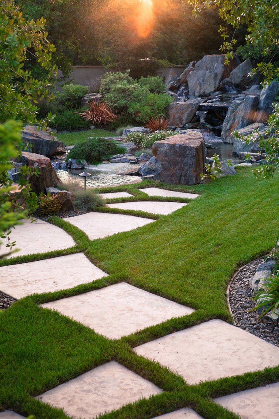 Дизайный ландшафт дачного участка