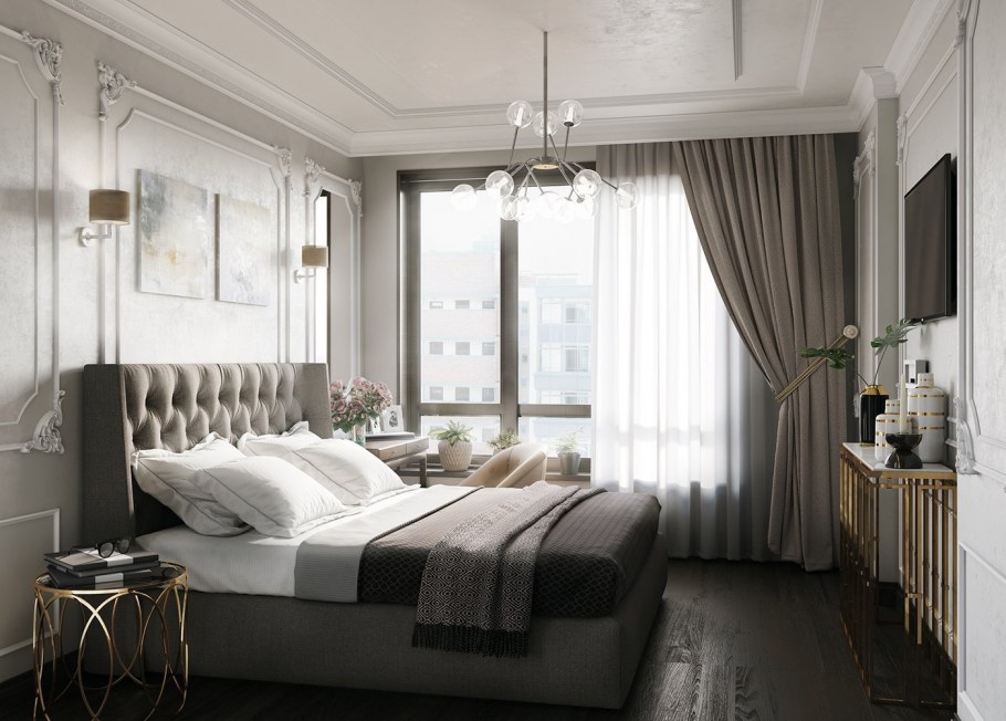 Спальня Неоклассика икеа