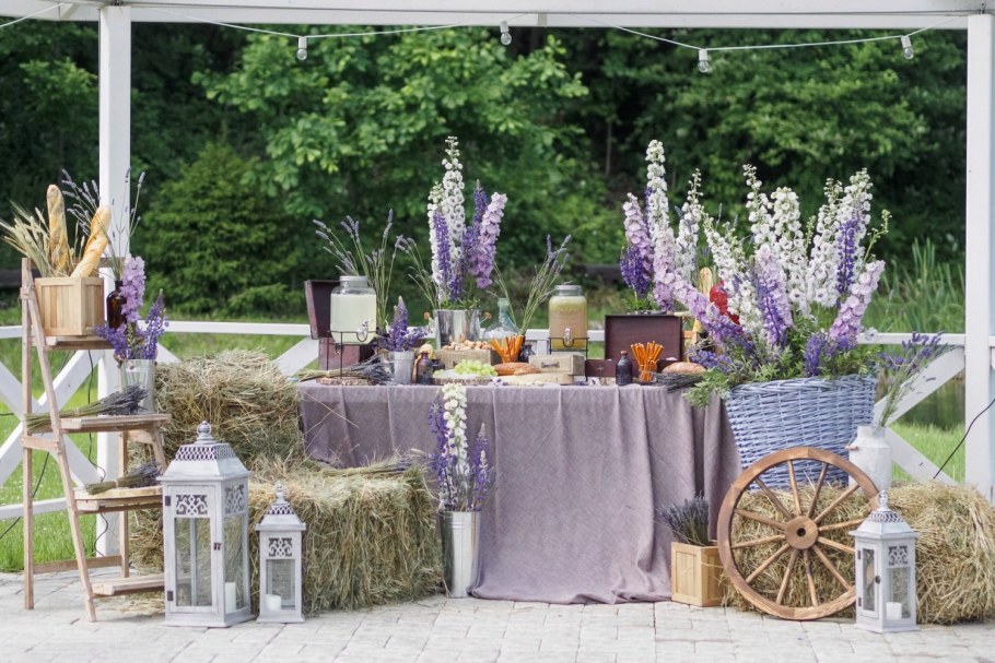 Лавандовая свадьба в стиле Прованс