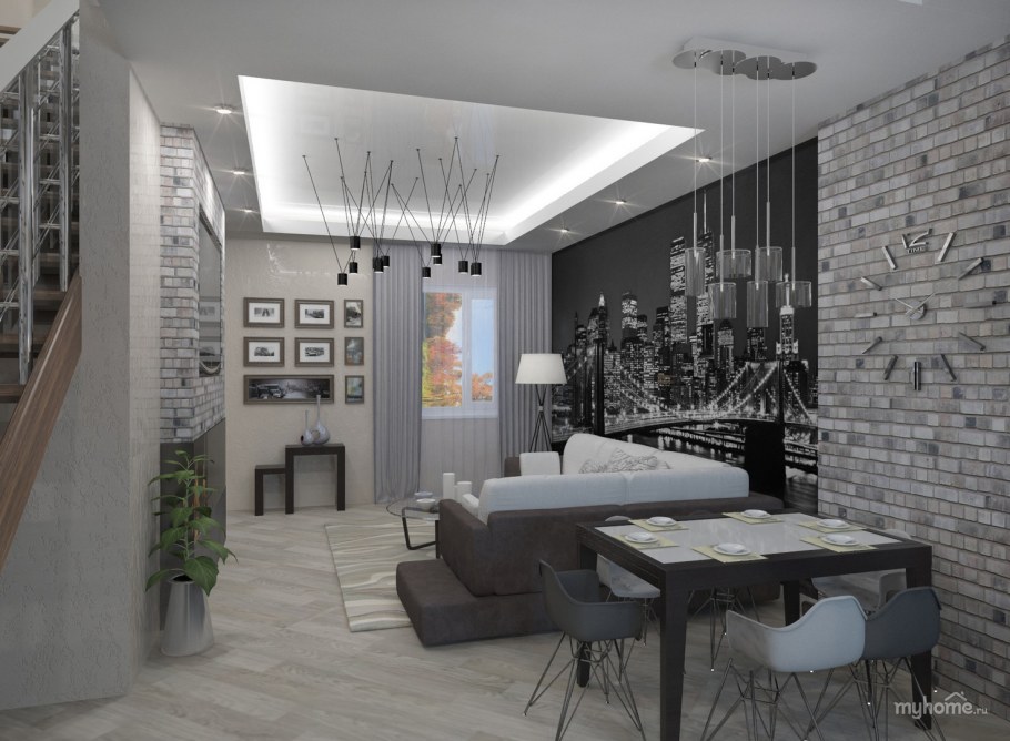 Планировка однокомнатной квартиры 55 кв.м