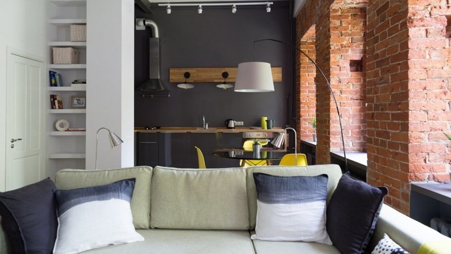 Студии интерьер 50кв