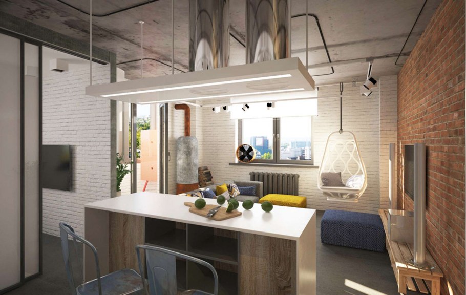 Интерьер в темных тонах