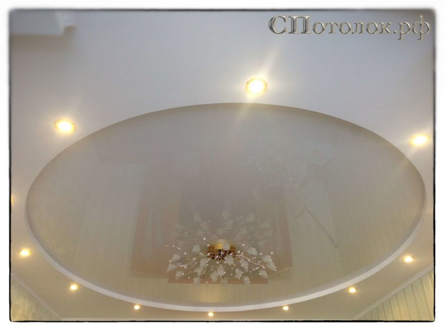 Круглый потолок из гипсокартона