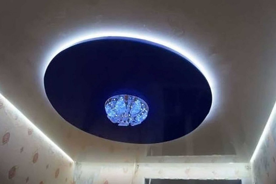 Натяжной потолок круг