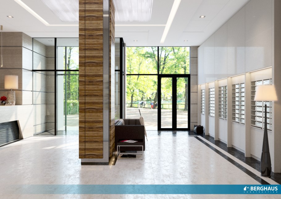 Холл в ЖК сердце столицы