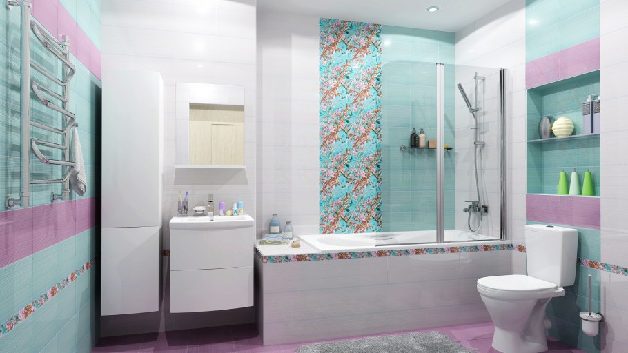 Плитка настенная Муза светлый 20х30