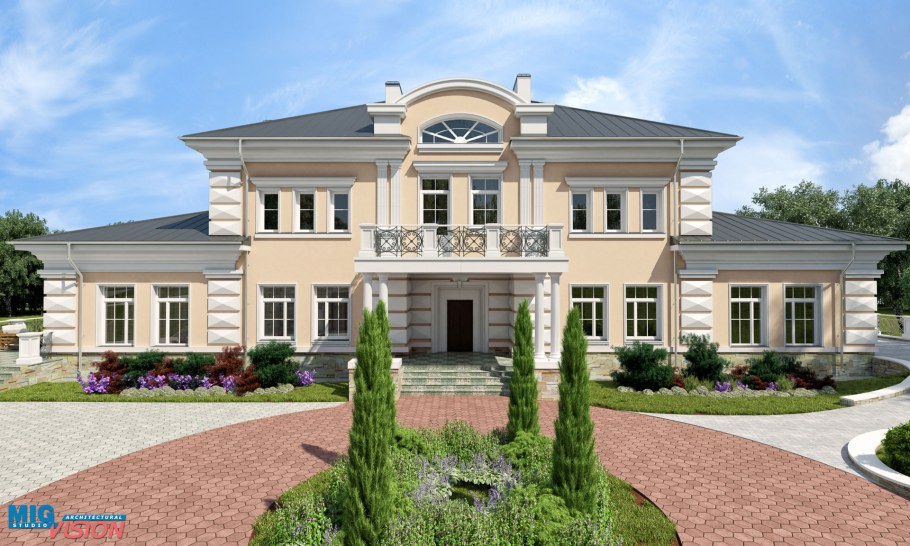 Проект дома классика