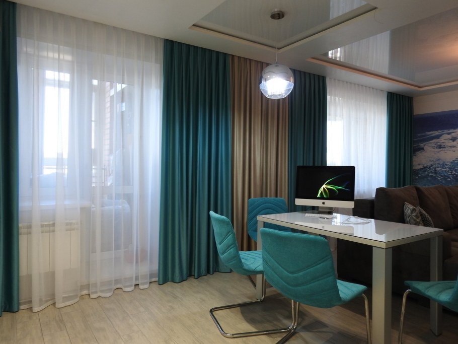 Шторы в квартиру студию