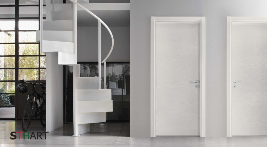Двери в интерьере Минимализм