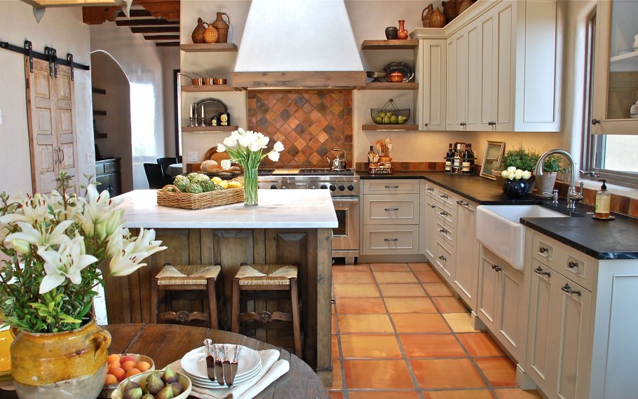 Кухня в стиле Прованс Американ Кантри