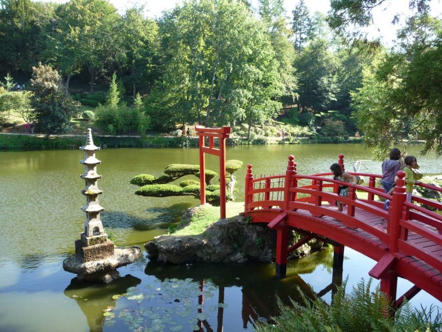 Японский Ботанический сад, Киото, Япония архитектура