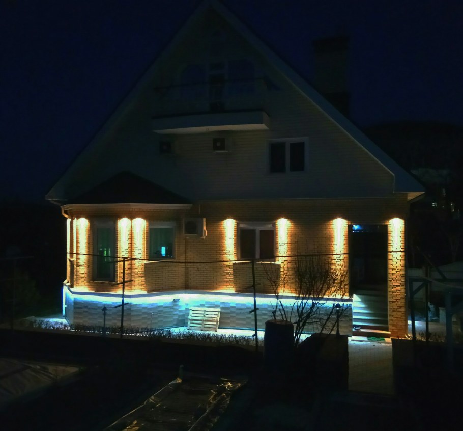 Подсветка домов