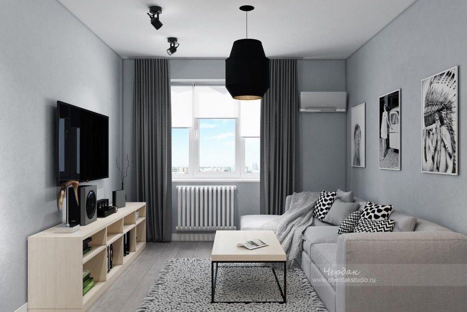 Белый интерьер квартиры