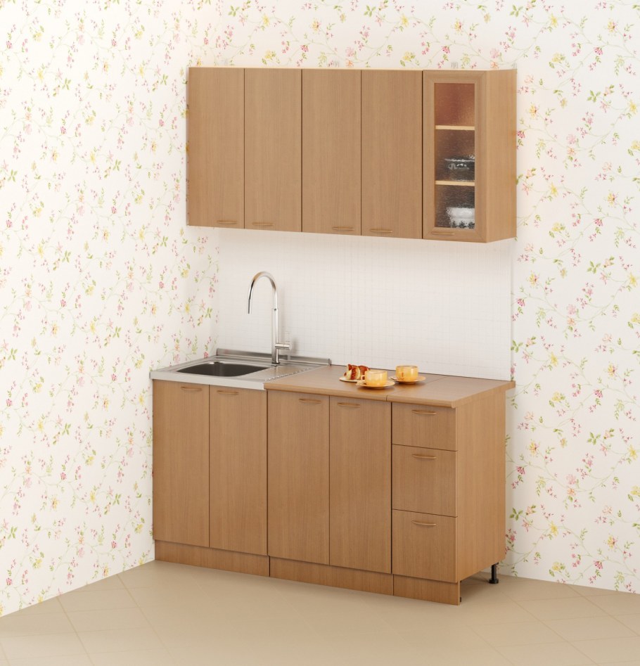 Кухня "эконом-1,2м" лайм