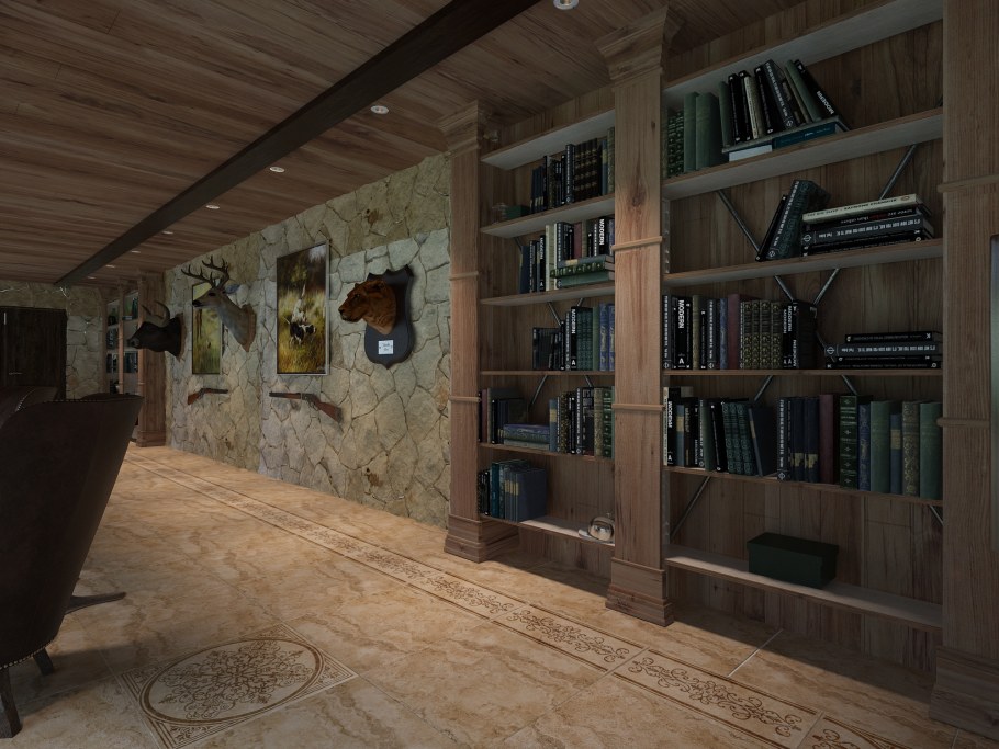 Спальня в подвале