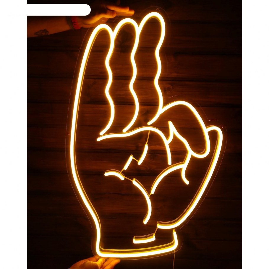 "Неоновая вывеска (бургер)"