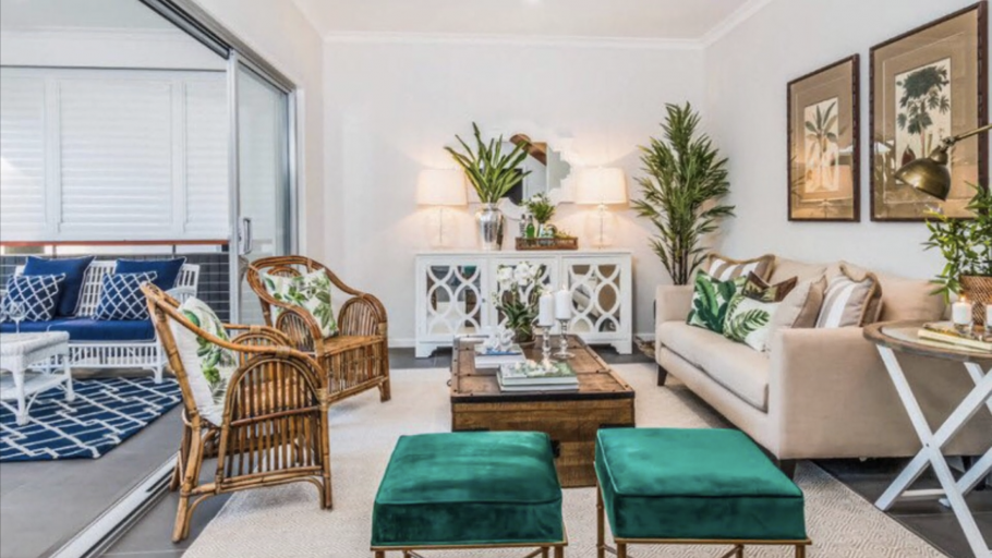 Комната в тропическом стиле