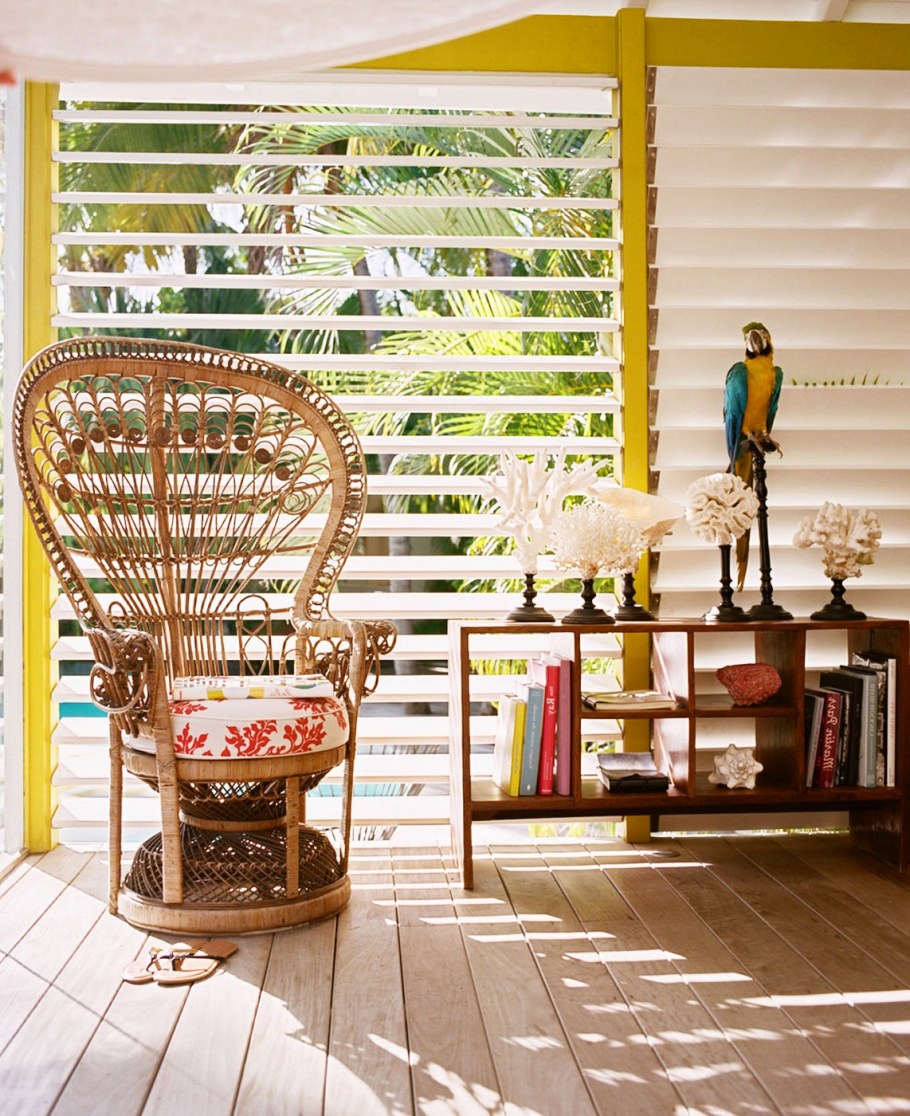 Роспись стен в тропическом стиле