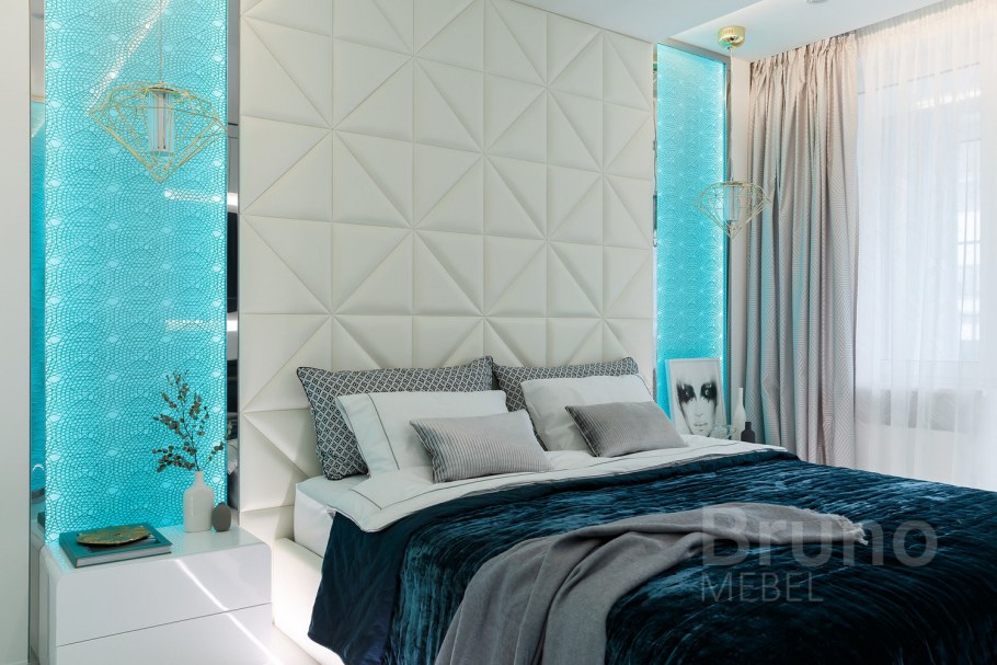 Бирюзовый цвет в интерьере