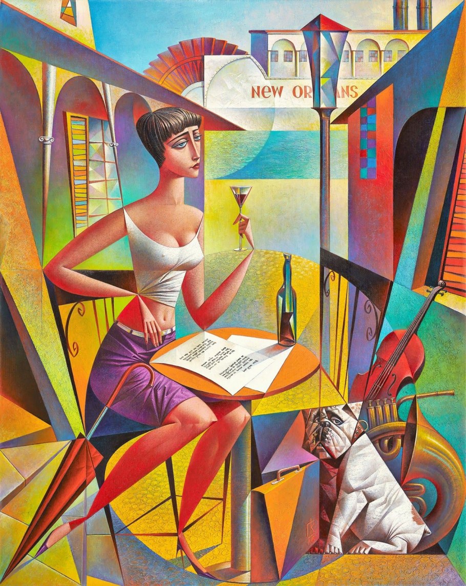 Художник-кубист Георгий Курасов.