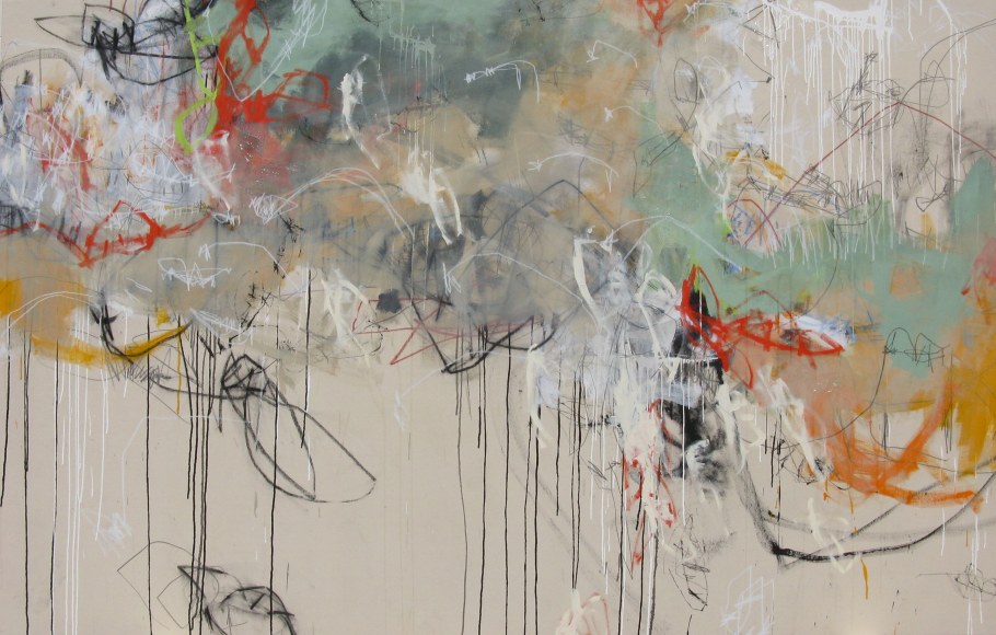 Абстрактная живопись неяркая