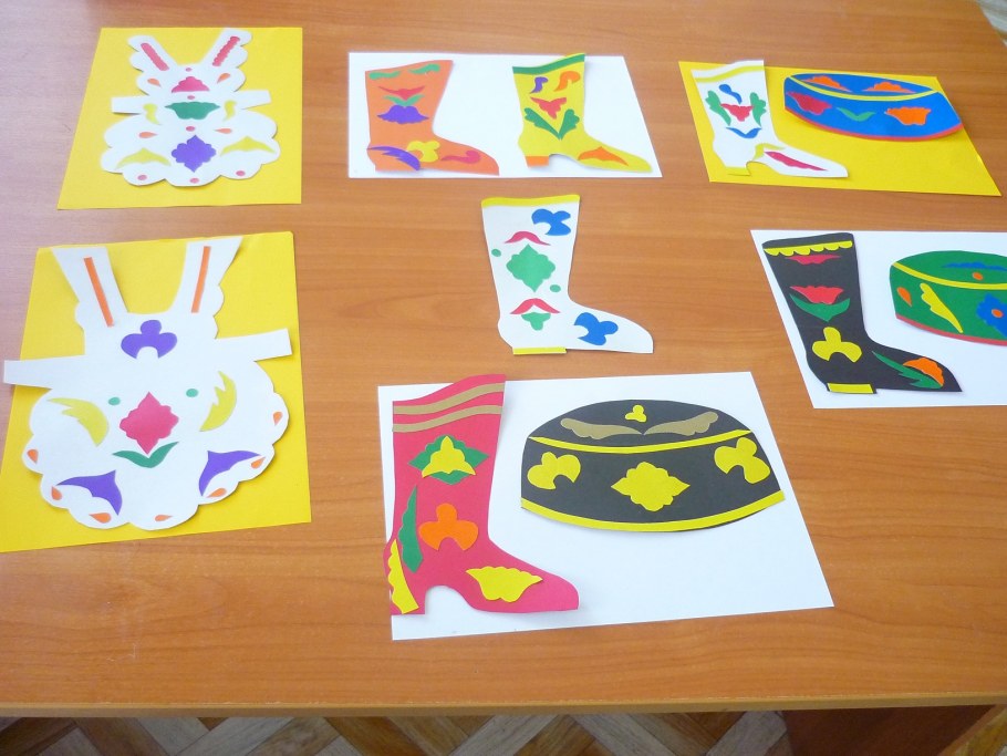 Аппликация татарский орнамент