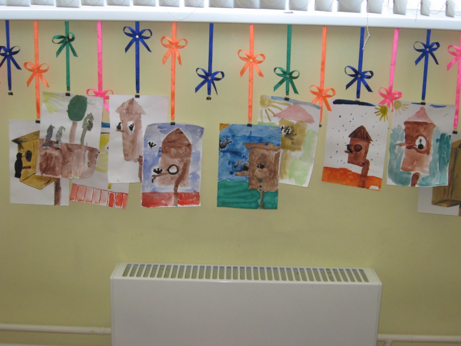 Рисование скворечник во второй младшей группе