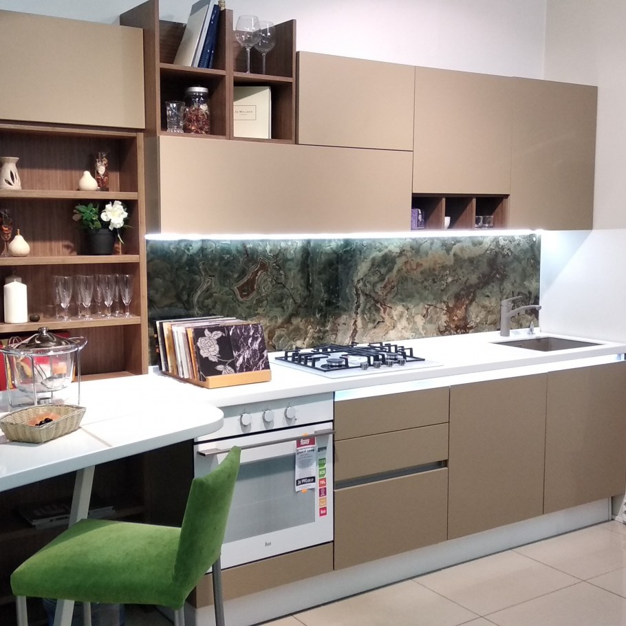 Расцветка кухни фасадов