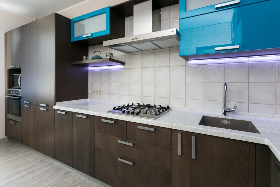 Кухня Egger бетон Чикаго