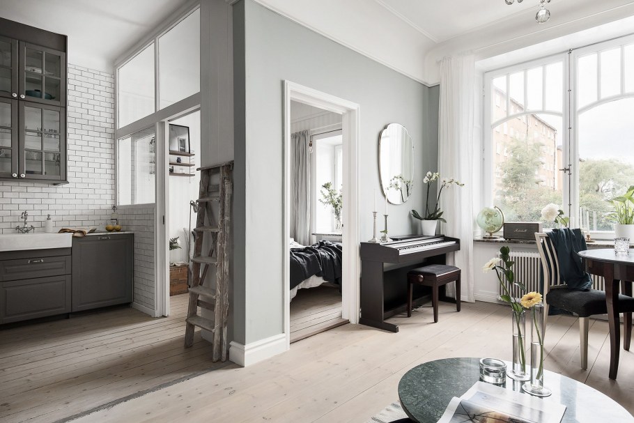 Студия в стиле лофт 40м2