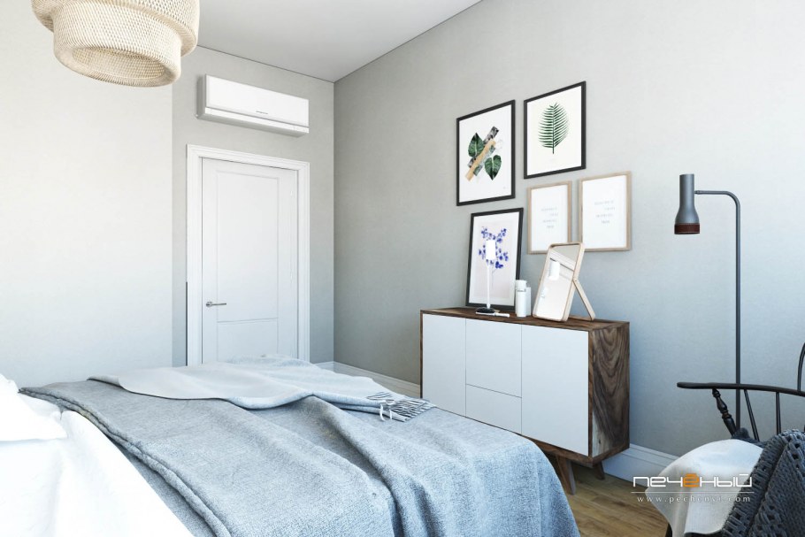 Кондиционер в маленькой спальне