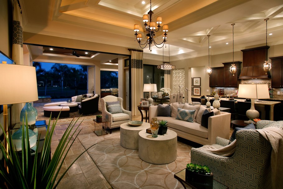 Американский стиль в интерьере