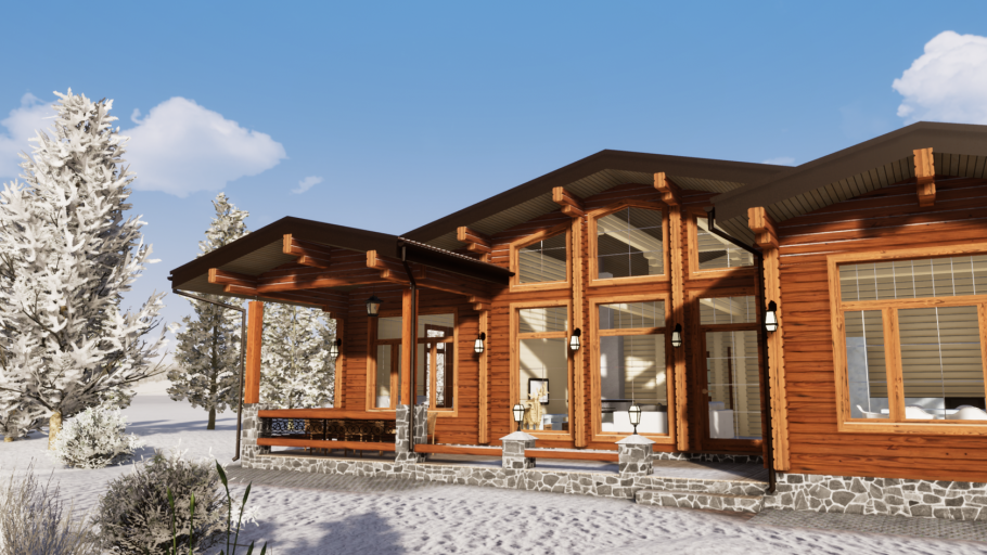 Дом из бруса