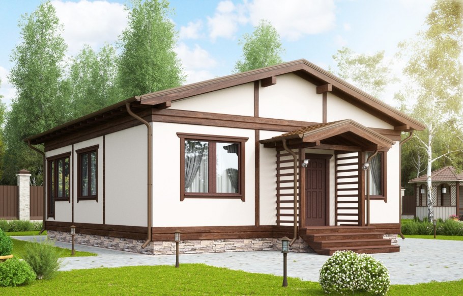 Гуд Вуд одноэтажный дом